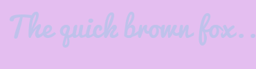 Image with Font Color BFC2EB and Background Color E4BEF0